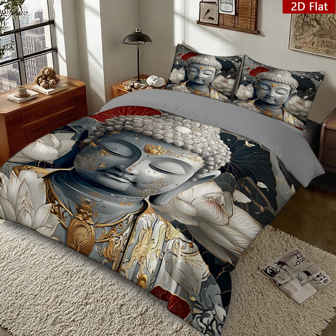 Premium Home Decor Accessories Indulge in Exquisite Comfort with our High-Quality Lined Bed Sets - view 4