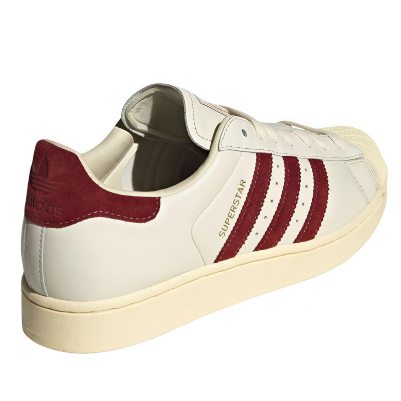 adidas originals Superstar 2 designer edition comfortable snug breathable sneakers unisex white and red - view 4