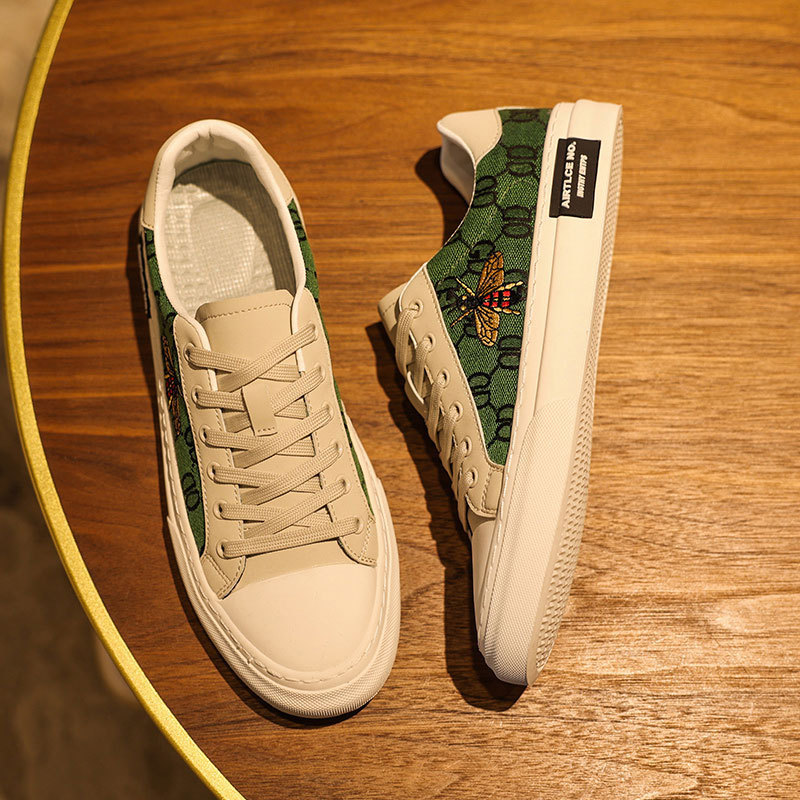Casual men's shoes 2026 new Korean version trendy versatile white shoes summer fashion breathable canvas board shoes - view 5