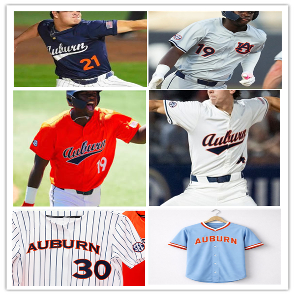 Maglia Da Baseball Personalizzata Auburn AU College Chase Fralick Chris Rembert…