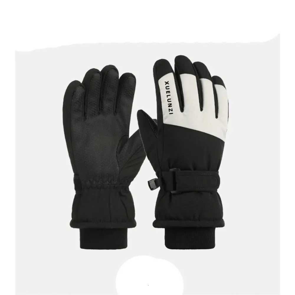 Warm Ski Gloves Windproof Winter Snow Snowboard Outdoor Sports Mittens Non-slip Thicken Cycling Gloves Skiing Snowboarding N260811 - view 3