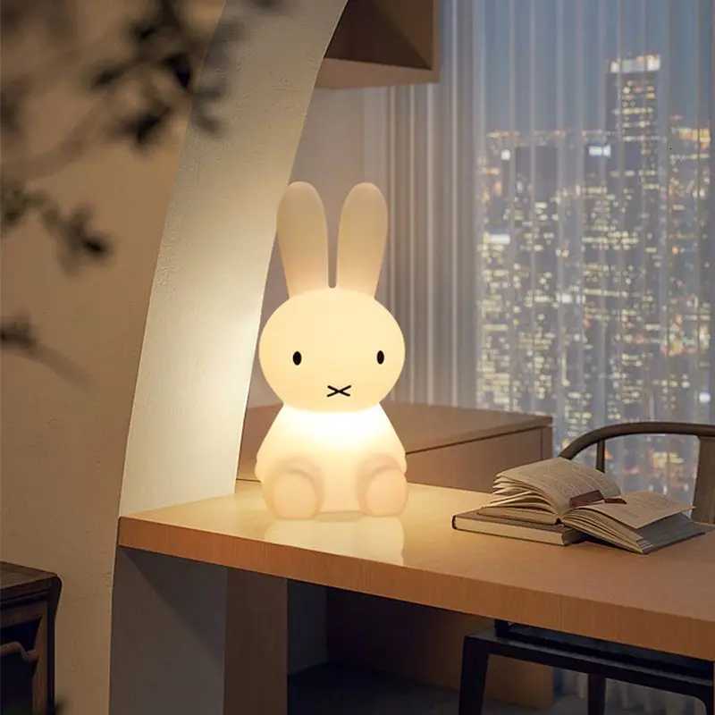 Miffy Kawaii Colorful Remote-controlled 28CM Bedroom Ambient Light Cartoon Night Light Cute Gift Toy C260810 - view 1