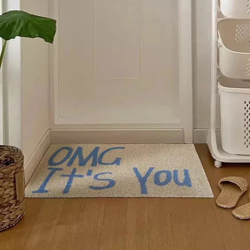 VIKAMA Scandinavian Style Letter Doormat Dust-Proof Easy Clean Entryway Mat Non-Slip Front Door Rug Home Decoration 260807 - view 5