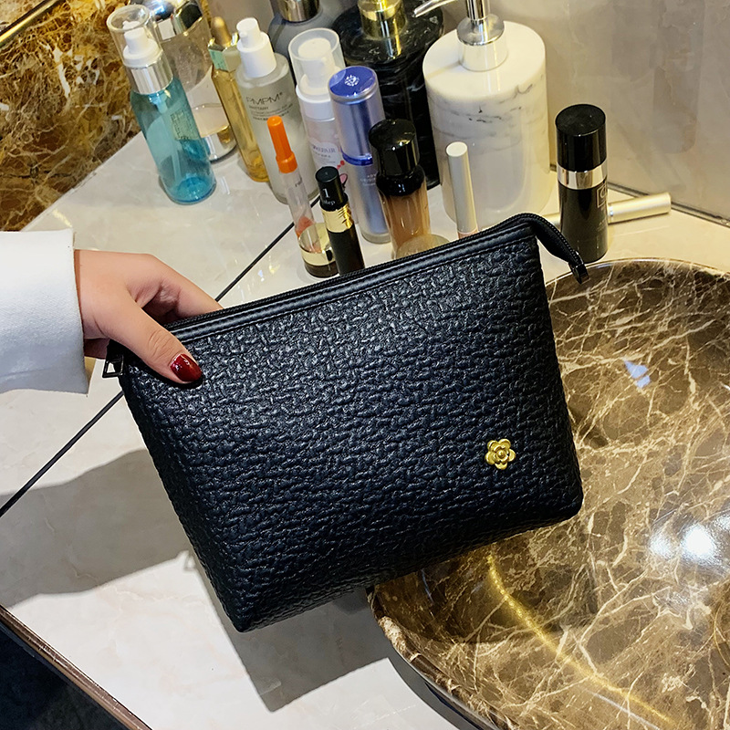 Luxury Designer Luxury 2026 Hot Makeup Portable Large Capacity Travel Waterproof Wash And Black Storage Bag For Women - view 8