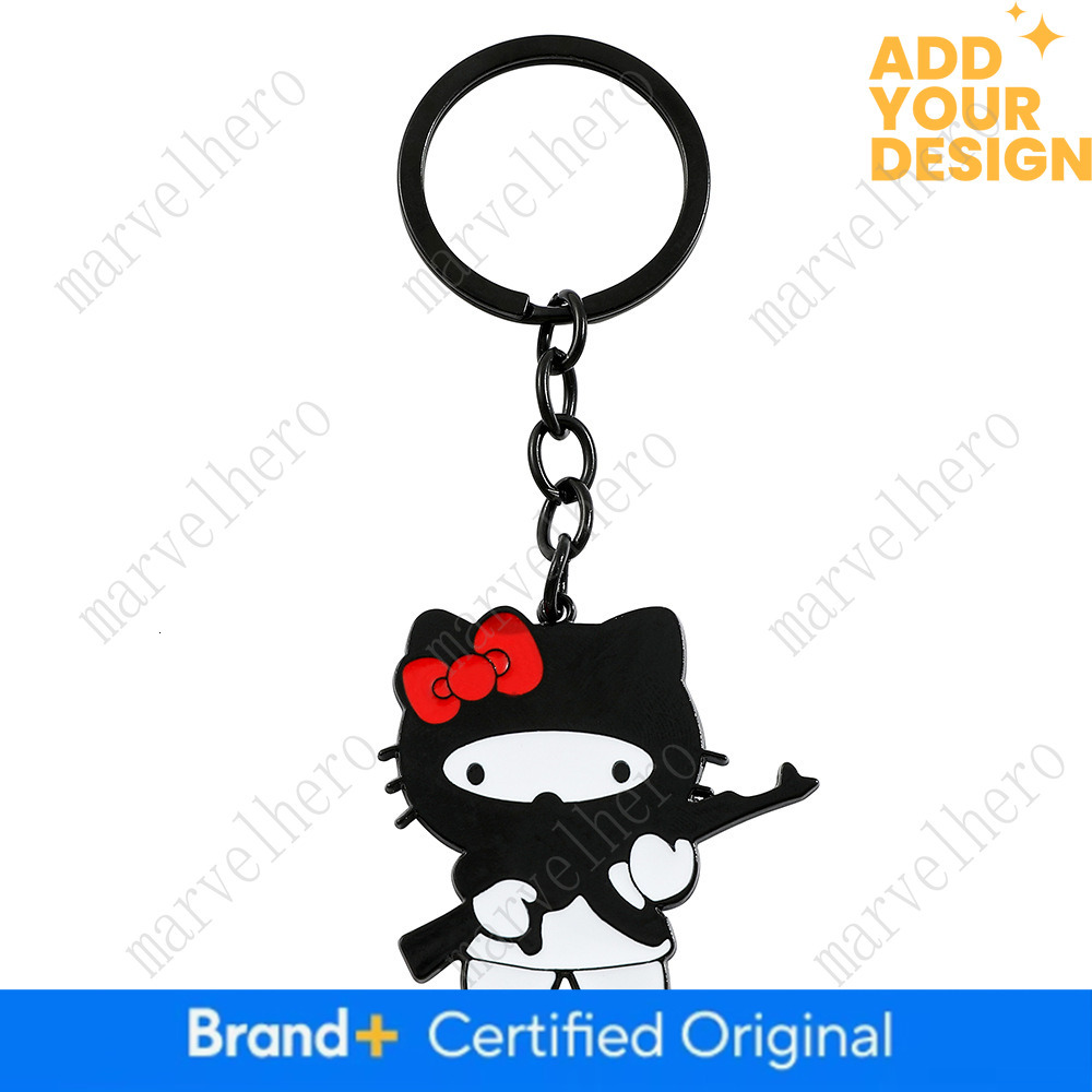 1Pc Sanrio Peripheral Keychain Fashionable Versatile Trendy Bag Pendant Hello Kitty Keychain Key Chain Ornaments For Daily Wear And Gift Giving - view 5