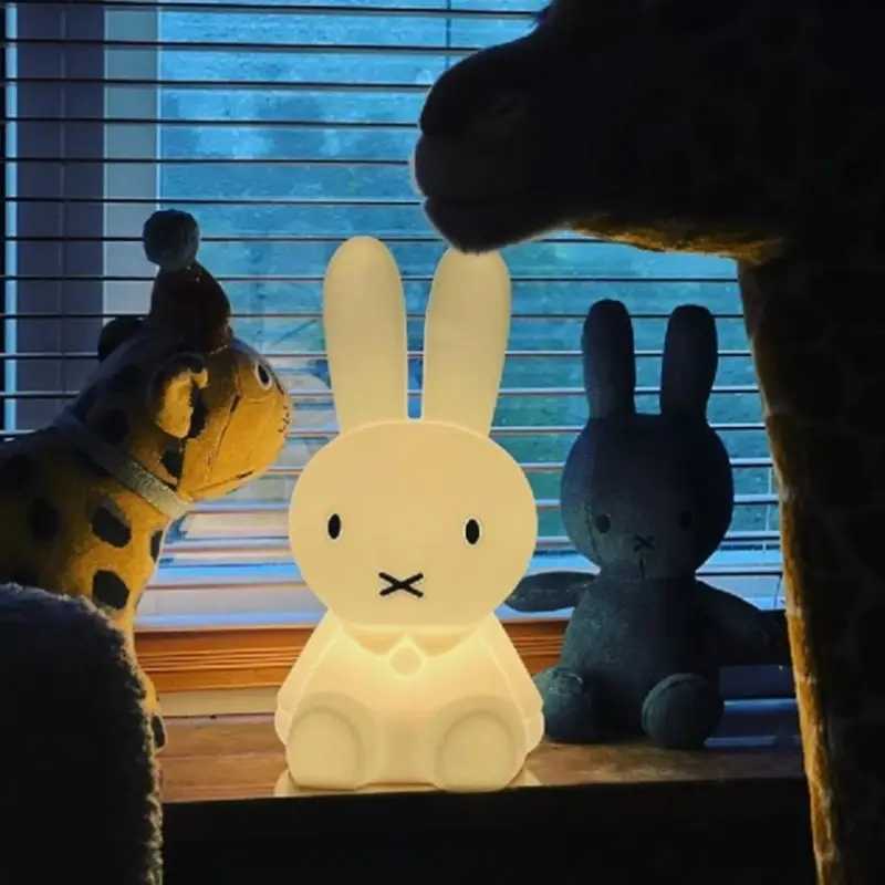 Miffy Kawaii Colorful Remote-controlled 28CM Bedroom Ambient Light Cartoon Night Light Cute Gift Toy C260810 - view 7