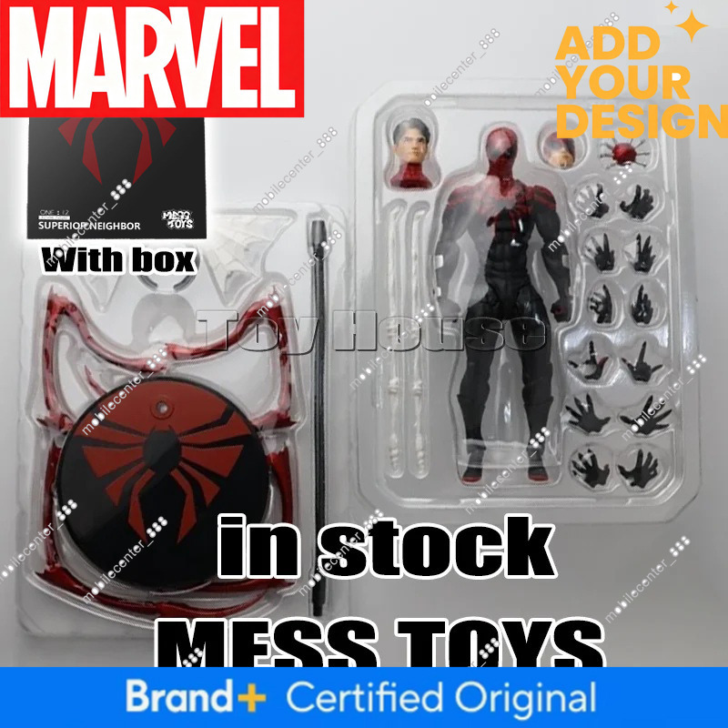 Mess Factory Superior Spider Man Peter Parker Doctor Octopus Messtoys Spiderman Neighbor Anime Action Figure Toys Gifts 24b