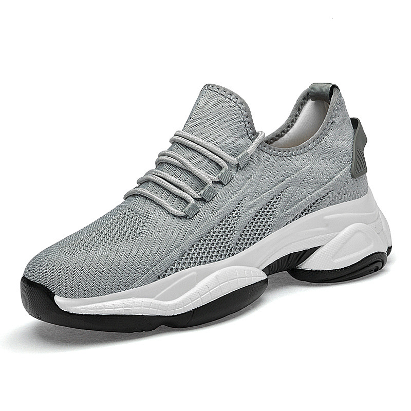 Men's Height Increasing Sneakers 8CM Hidden Lift Breathable Mesh Casual Running Shoes Soft Sole Elevator hot design Sports Shoes - view 3