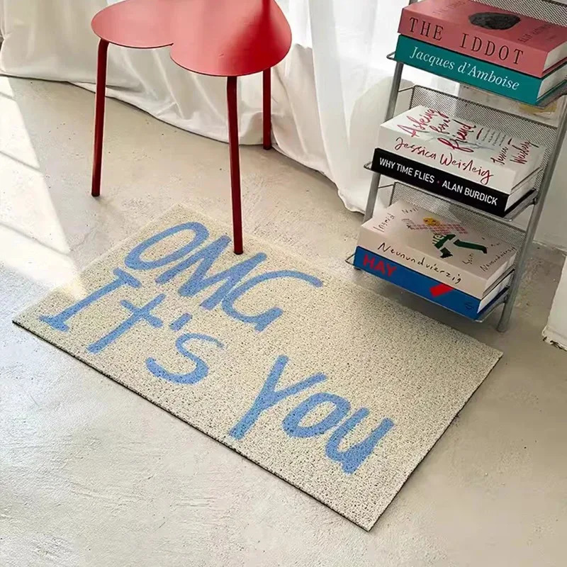 VIKAMA Scandinavian Style Letter Doormat Dust-Proof Easy Clean Entryway Mat Non-Slip Front Door Rug Home Decoration 260807 - view 4