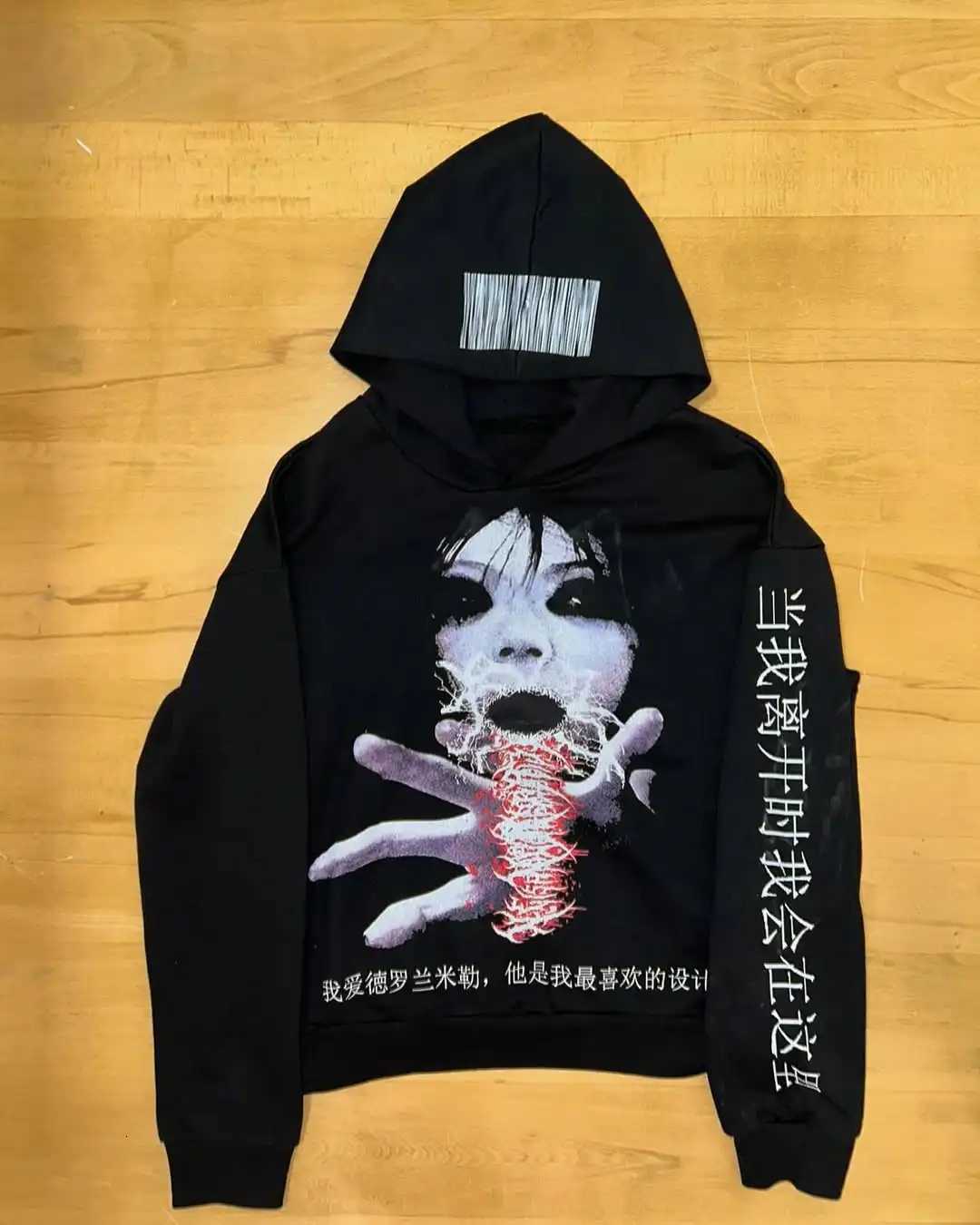 Women Droland Hoodies Miller Unnamed Goth Streetwear Tops Grunge Punk Harajuku Sweatshirt Oversized Hoodie Y2k Clothes R260827 - view 3