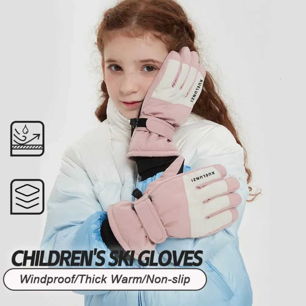 Warm Ski Gloves Windproof Winter Snow Snowboard Outdoor Sports Mittens Non-slip Thicken Cycling Gloves Skiing Snowboarding N260811 - view 4