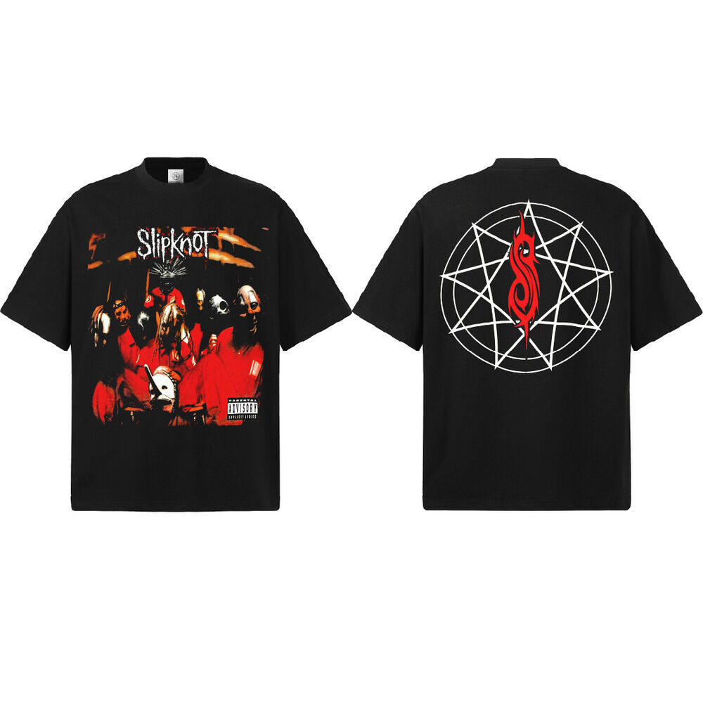 2026 washed T-Shirt Summer New Slipknot European and American High Street Combed Cotton Heavy Knit Round Neck Short Sleeve Men's Top - view 4