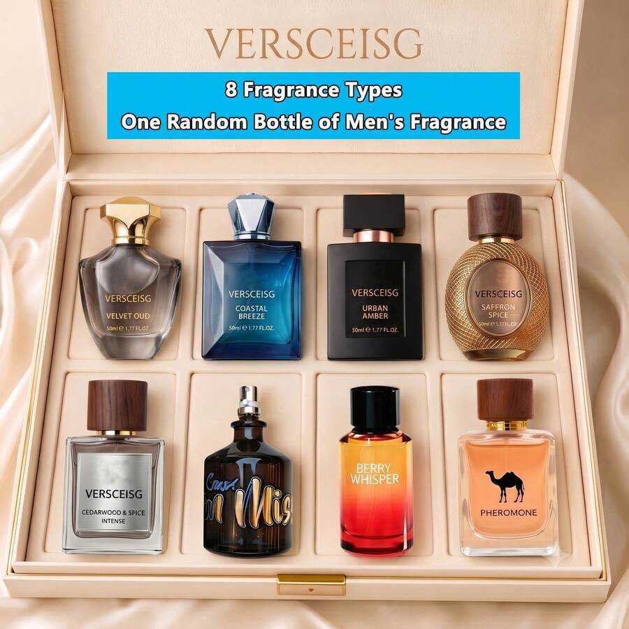 Versceisg Una Delle Otto Fragranze Da Uomo Casuali, Tra Cui Profumi Ai Feromoni…
