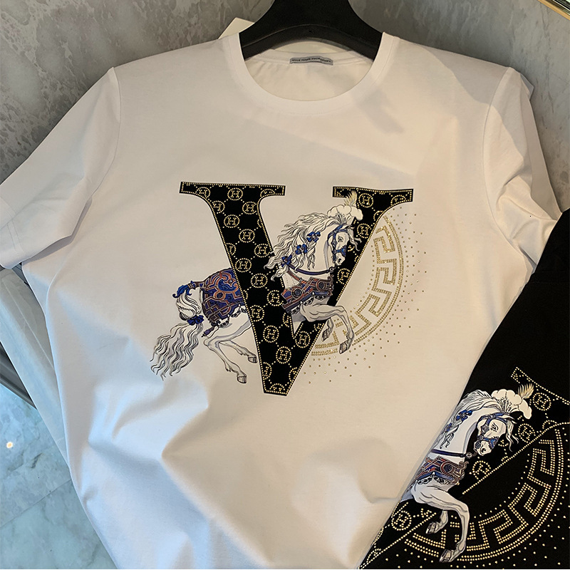 Designer's New Minimalist Casual Summer New Style Men's Short-sleeved Shirt With High-end Fashionable Design Large Size With Patterned Ice S - view 4