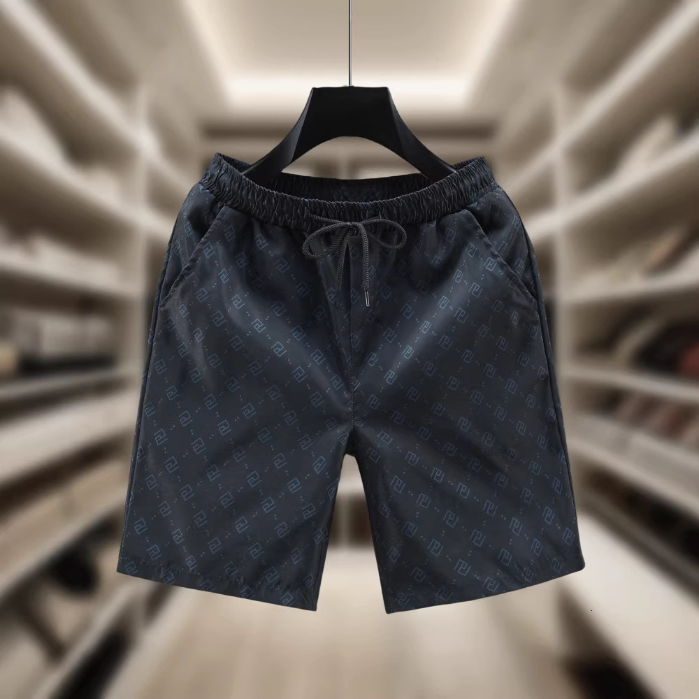 Designer's New Simple And Versatile Summer Men's Casual Shorts Stylishly Fitted Long Pants Large Size Trousers Half-length Style Thin And Qu - view 3
