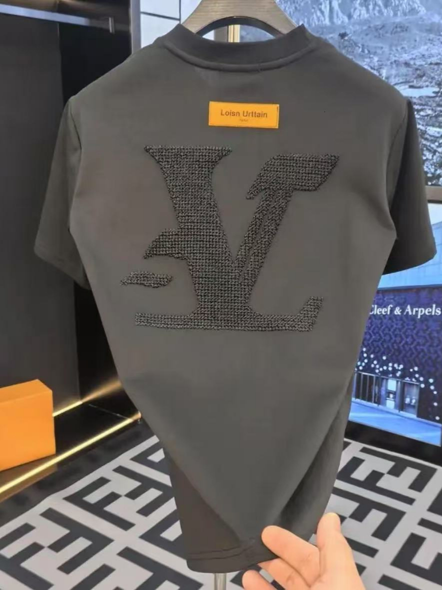 Embroidered T-Shirt Unisex Fashion Versatile Classic Design Breathable Comfortable High-Quality Short Sleeve American High Street - view 3