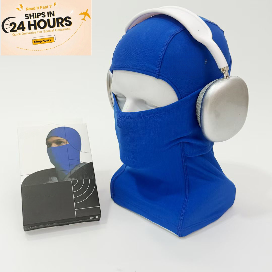 Ghetta Per Il Collo Da Ciclismo Da Sci Traspirante Nera Antivento Copricapo Da Equitazione Elastico Di Lusso Per Esterni Maschera Da Sci Con Cappucc-image