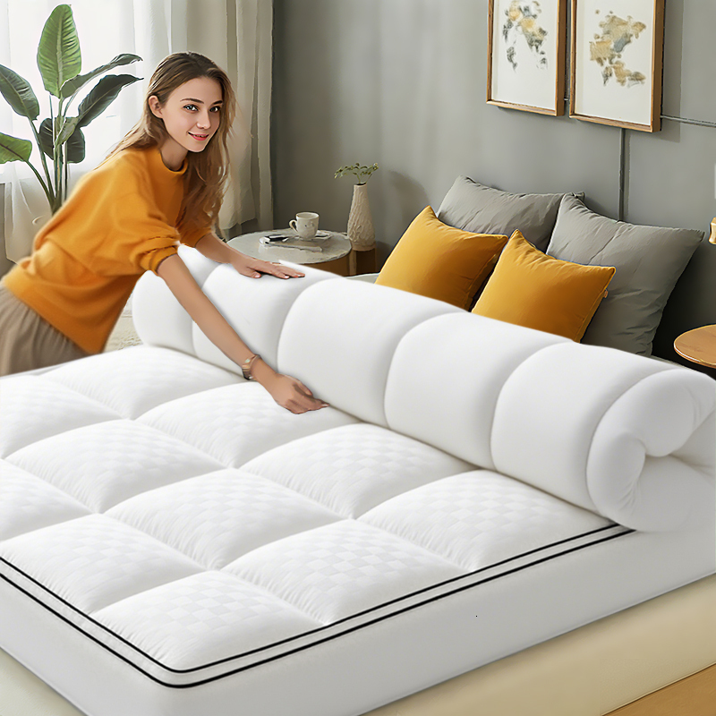 HGETVE Extra Thick Mattress covers Topper 1000Gsm Cooling Noiseless Breathable Fitted 8-21 Deep Pocket Machine Washable W260812