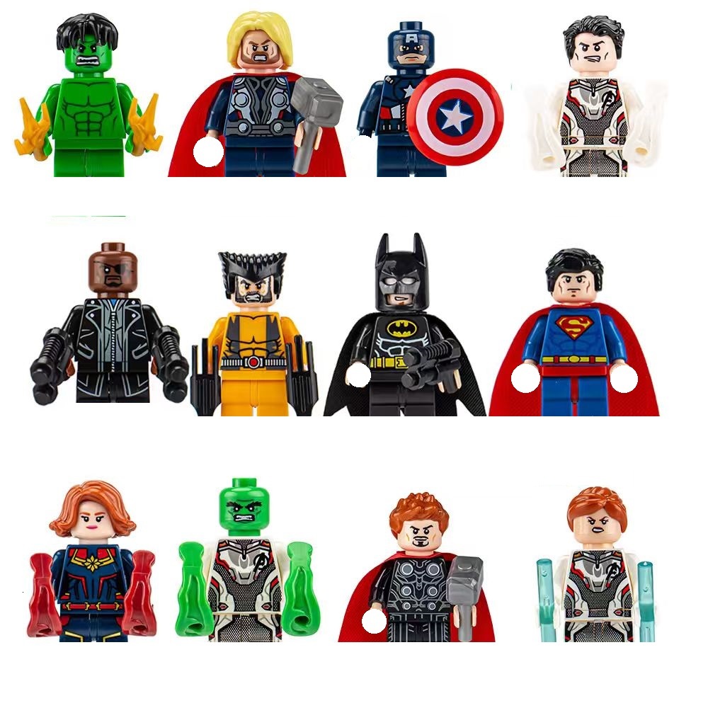Marvel superhero Spider Man Venom Thanos building blocks, anime characters, children's gifts mini figure assembly toy f2 78 - view 3