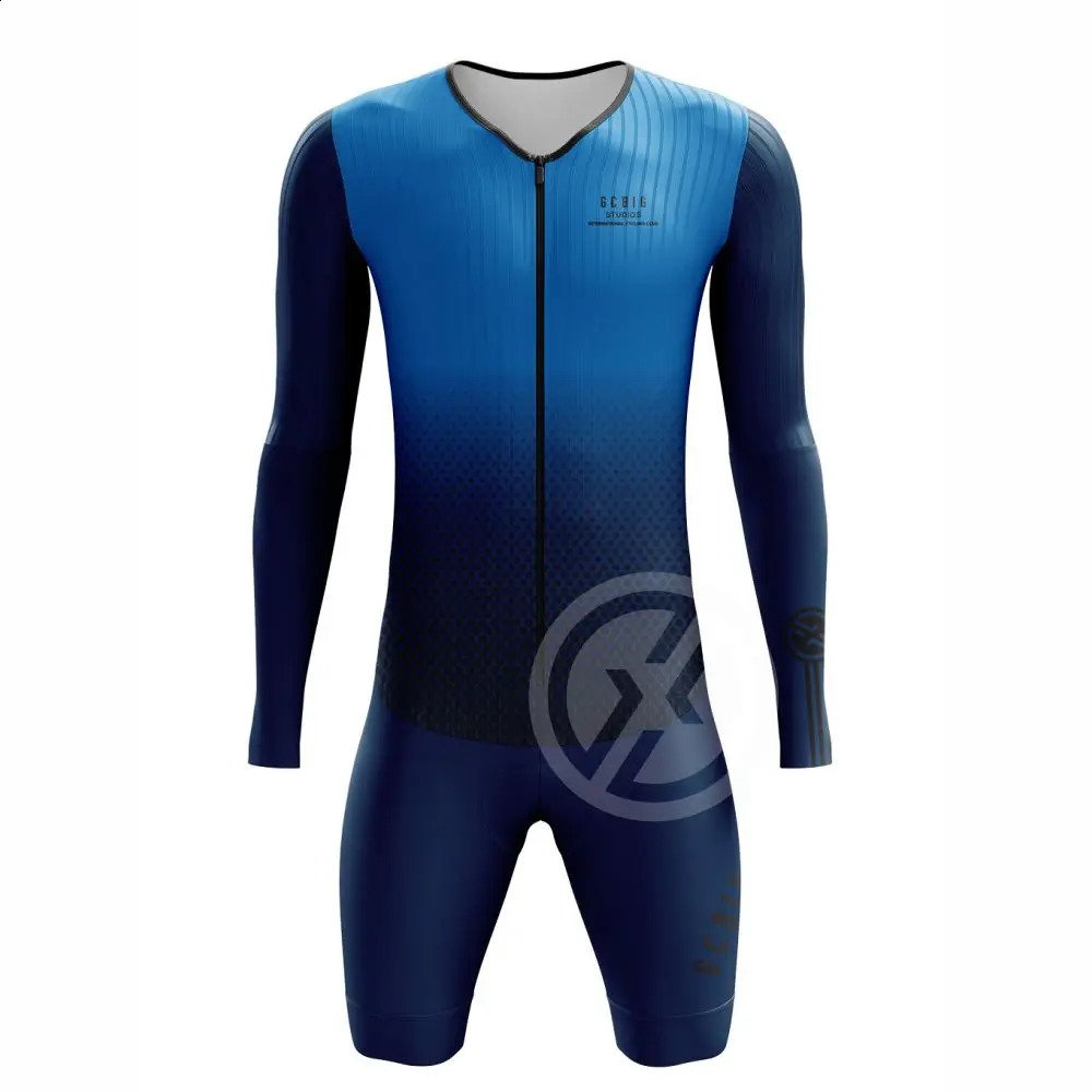 GCBIG Sport Cycling Long Sleeve Uv Protection Shorts Skinsuit Men's Quick Dry Performance Jumpsuit Bicycle Trainning Clothing 260811 - view 5