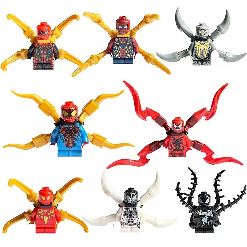 Marvel superhero Spider Man Venom Thanos building blocks, anime characters, children's gifts mini figure assembly toy f2 78 - view 7
