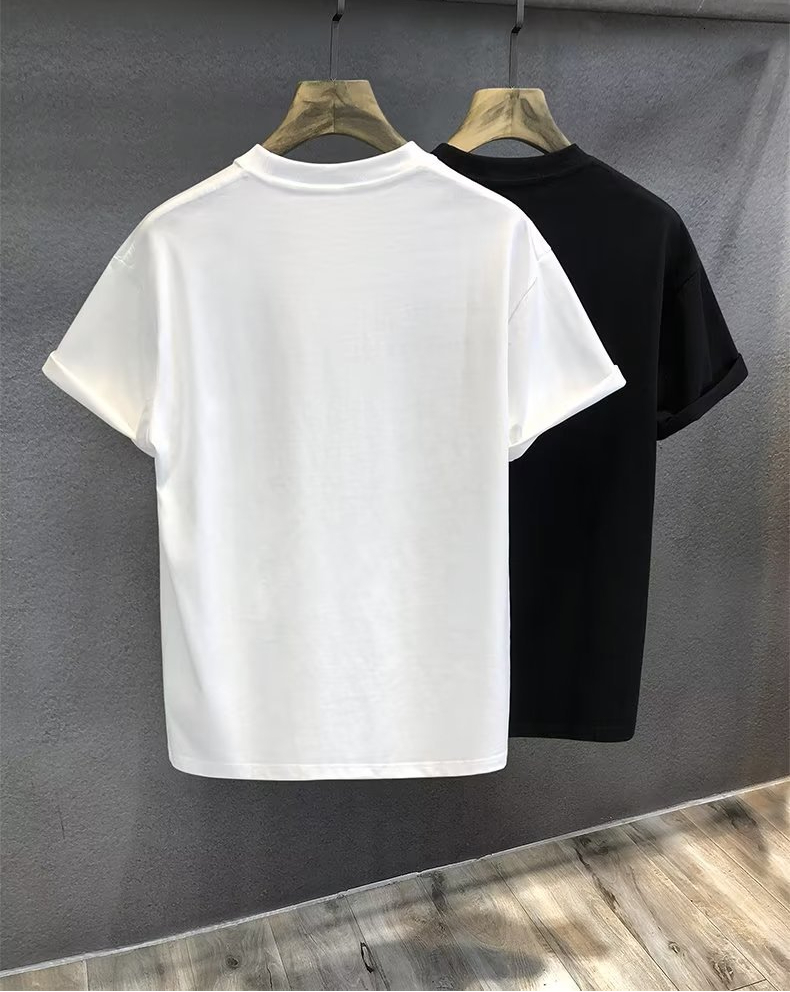 Designer's New Minimalist, Casual Luxurious High-end Style Trendy Men's Short-sleeved T-shirt For Summer For Couples For Casual Sports Wear - view 4