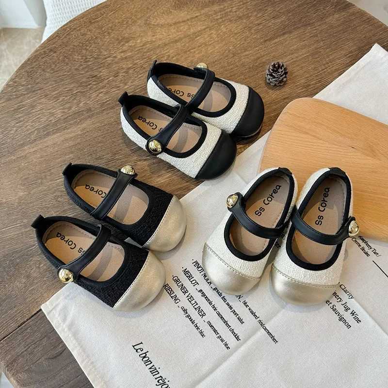 Children's Casual Single Shoes Soft-Soled Small Leather Shoes Small Fragrant Wind Princess Shoes British Style Children's Shoes Z260811