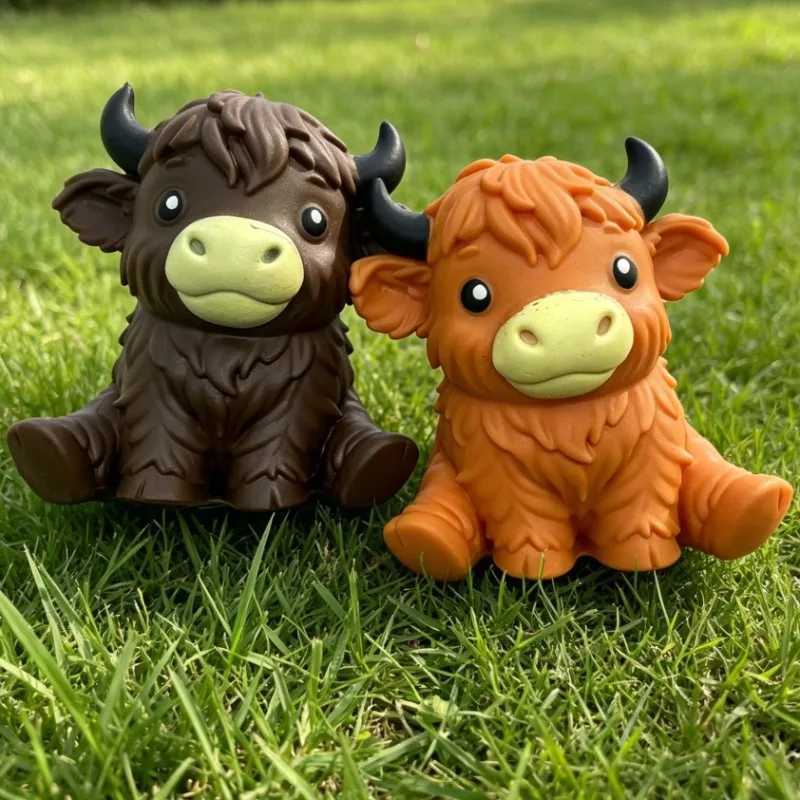 Stress Cow Jumbo Balls Highland Squishies Fidget Toy Squeeze Ball Fidget Toy for Adults Slow-Rising Stress Relief Squeeze Toy L260812 - view 4