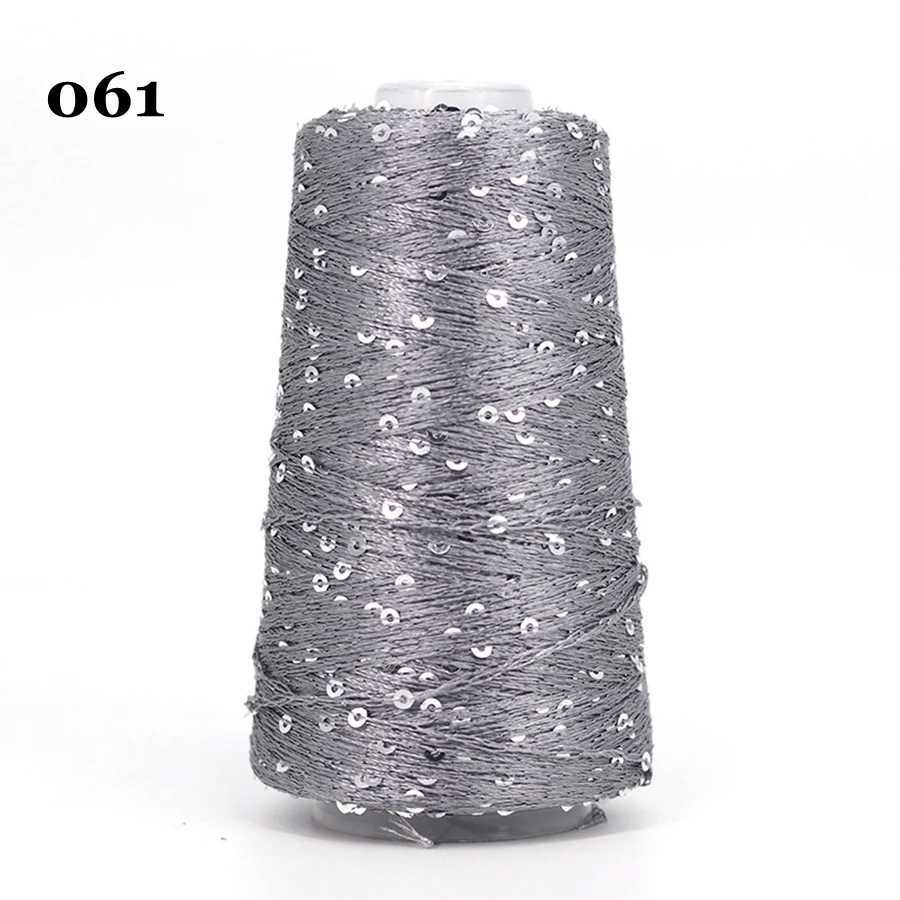 50g /350M Mercerized yarn 3mm special Sequin yarn DIY hand woven Rag doll knitting wool blanket L260812