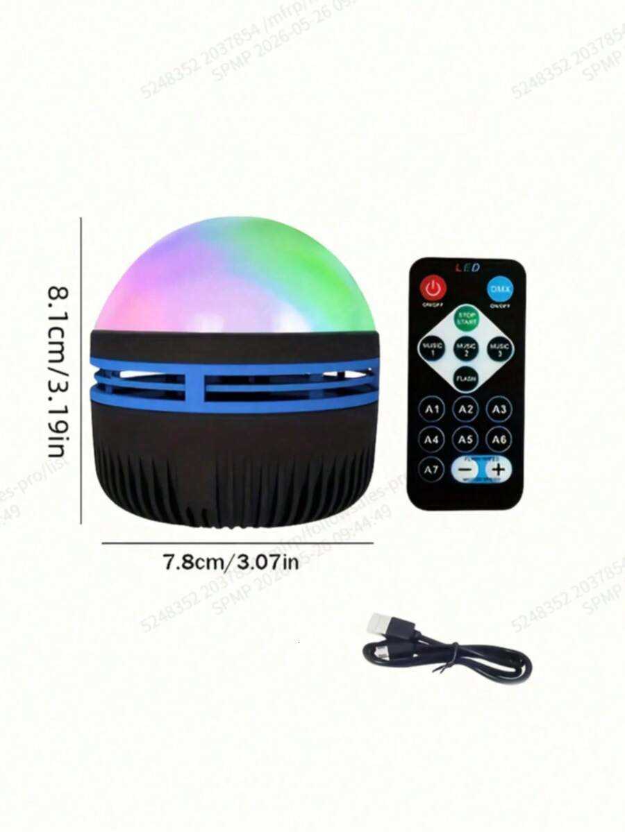 Aurora Borealis Galaxy Star Projector Night Light App Remote Controlled 16 Colors RGB Starry Sky LED Lamp USB Powered Atmosphere Light For Bedroom The - view 9