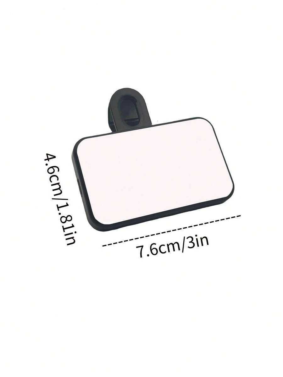 Baijun XU 1pc LED Selfie Light 3 Lighting Modes Portable Clip-On Fill Light Suitable For Makeup Zoom Meetings Rechargeable For Phone Camera H260812 - view 4