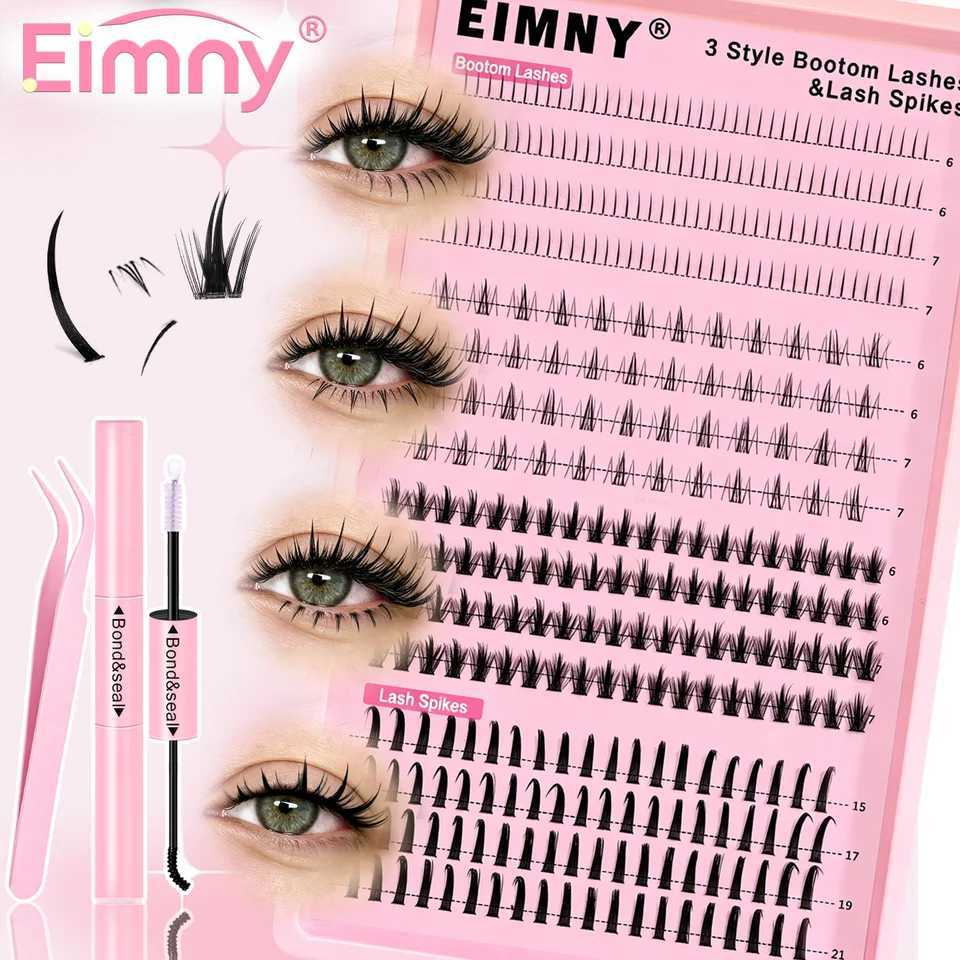 Cluster Korean-Style False Lash 140 Extension Kit Perfect for Cosplay Makeup Natural Long Wispy Cat Eyes! N260812