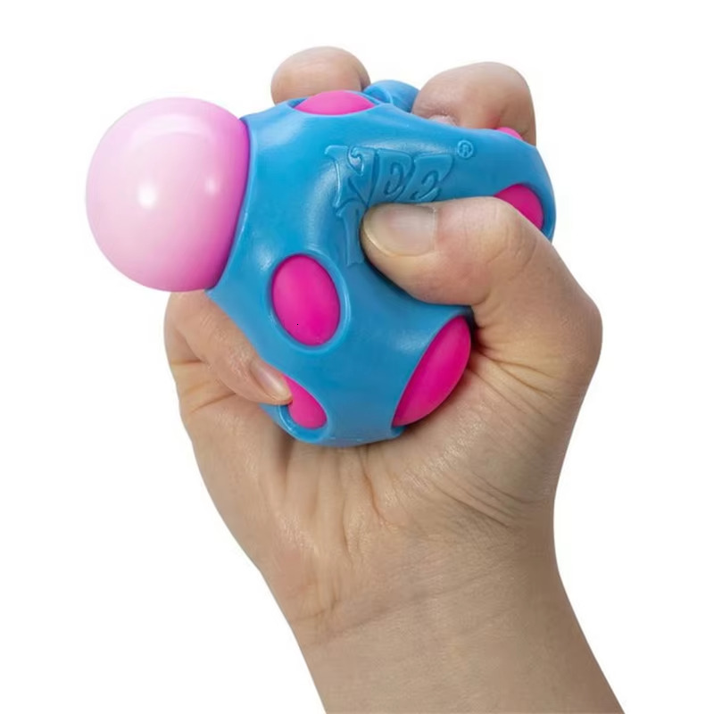 Needoh Groovy Shroom Squishy Fidget Retro Mushroom Soft Stress Ball Non-toxic Anxiety Relief Calm Down Desk Accompany Toy 26L0813 - view 3