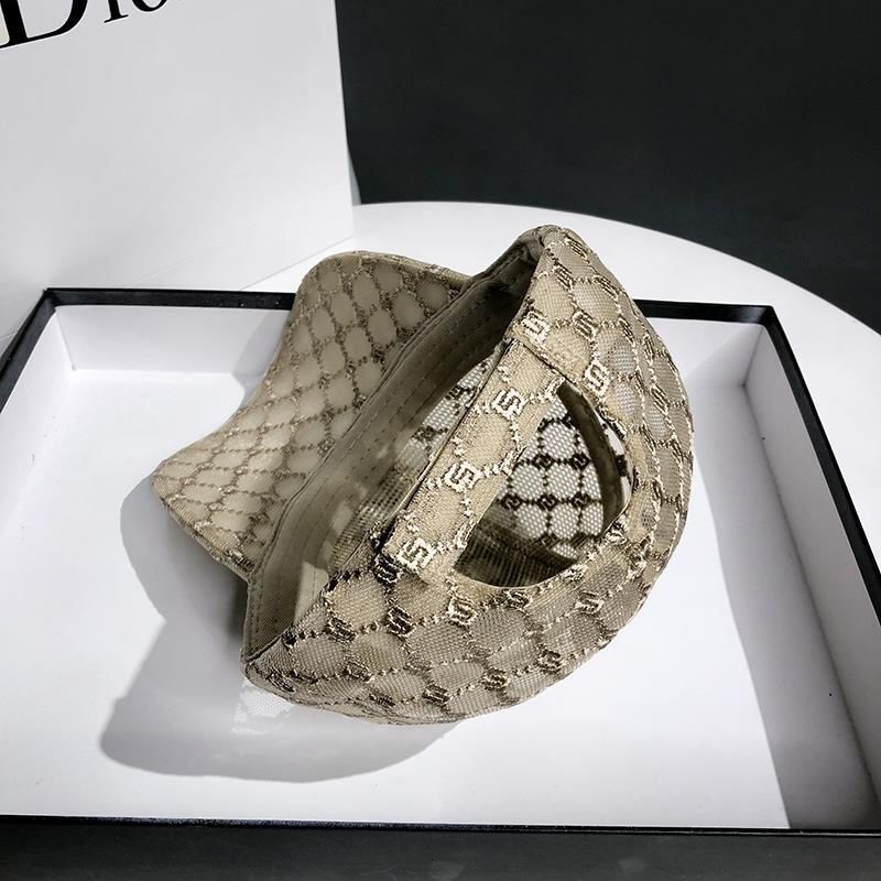 Luxury Brand Designer Sunglasses Trendy New Women's Summer Thin Baseball Sun-Shading Versatile Sunscreen Cap, 2022 Mesh Sun Hat - view 3