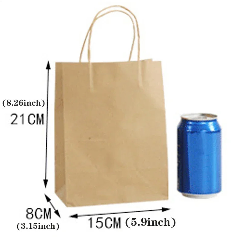 10/30/50pcs Holiday Party Gift Bag with Handle Jewelry Shopping Bag Christmas Valentine's Day Marriage Gift Colored Paper Bag 260807 - view 4
