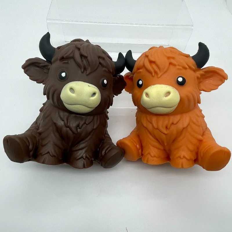Stress Cow Jumbo Balls Highland Squishies Fidget Toy Squeeze Ball Fidget Toy for Adults Slow-Rising Stress Relief Squeeze Toy L260812 - view 5