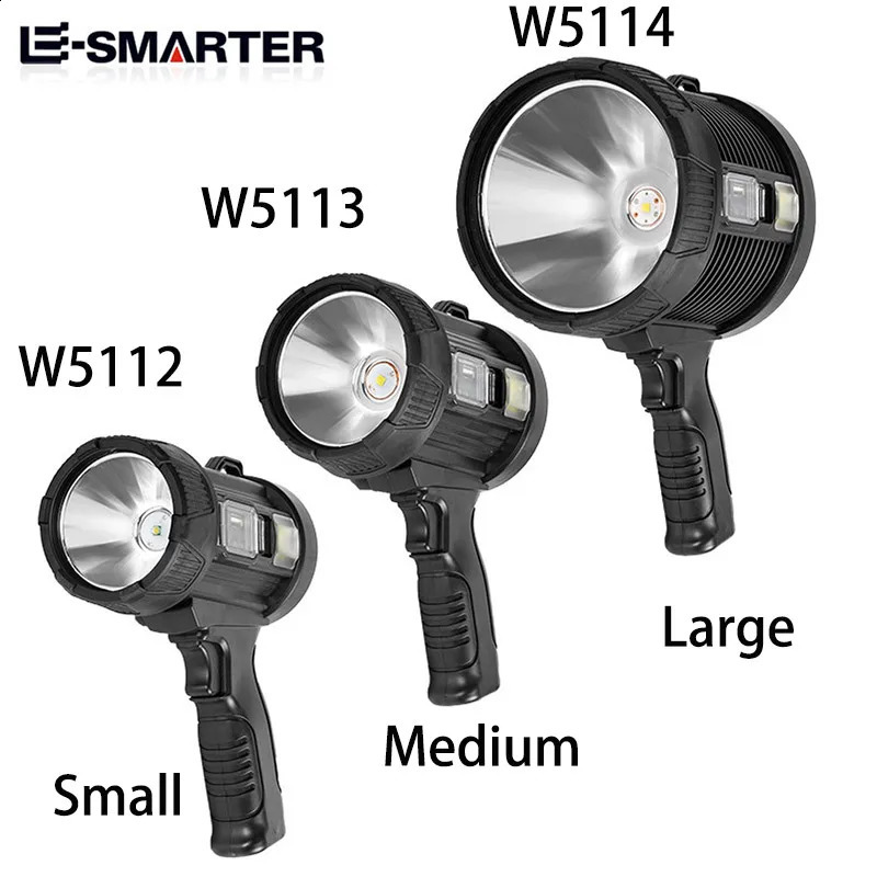 Rechargeable Spotlight 900000 Lumens Led Spot Lights Handheld Large Flashlight Super Bright Outdoor Solar Spotlights Searchlight 260813 - view 7