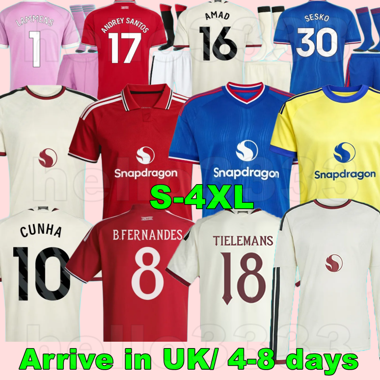 Maglie Da Calcio Manchesterly Unitedly Lfstlr Cantona Antony Eriksen B.Fernande…
