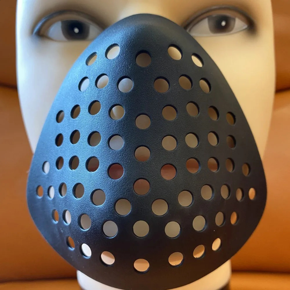 For Adults Goooods Breathing Mouth Shell Mask for Super Hero Cosplay Soft Non-Toxic Rubber Face Shell Half Mask 260807 - view 1