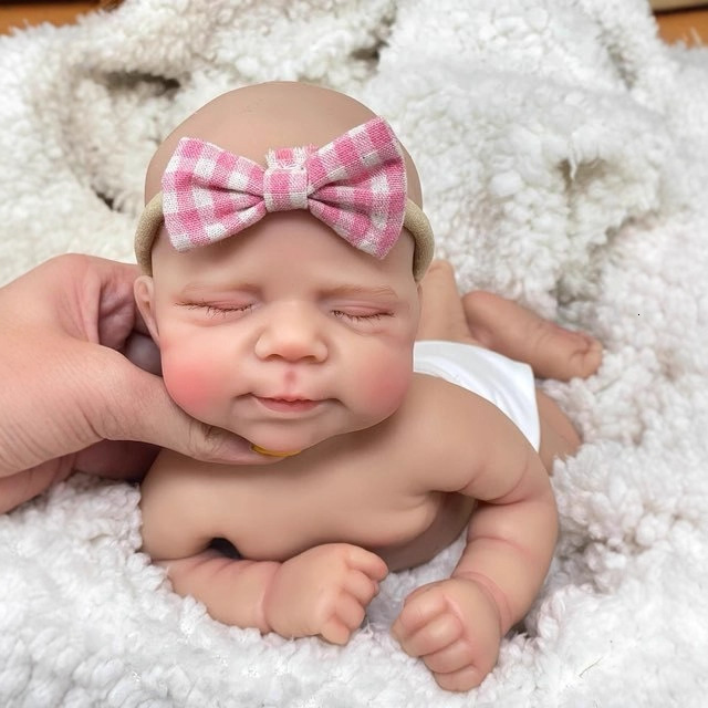 Cokela 30Cm Soft Touch Solid Silicone Reborn Doll Crossborder Source Onepiece QIAOWANTONG