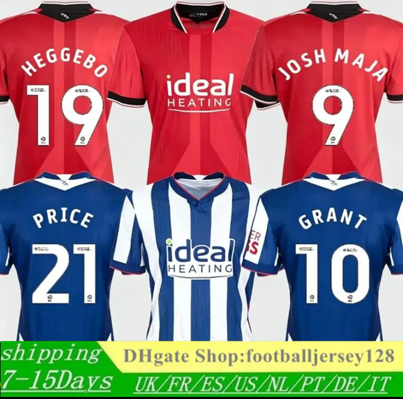 2025 2026 West Bromwichs Albions Maglie Da Calcio 25 26 Kit WBA Maglia Da Calci…