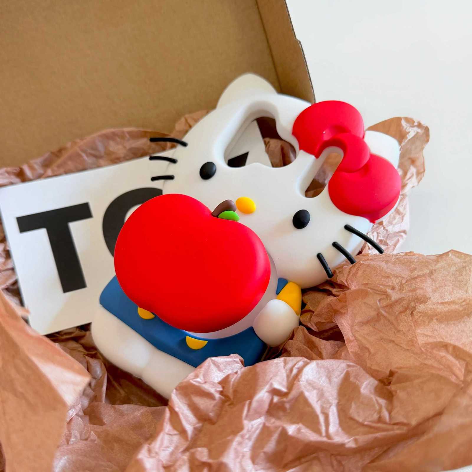 Simple Love Heart Cute Hello Kitty Phone Case For iPhone 17 Pro Max 17 Pro 17 16 15 14 13 Pro Max NEW Skin Feel Shockproof Cover C260815 - view 7