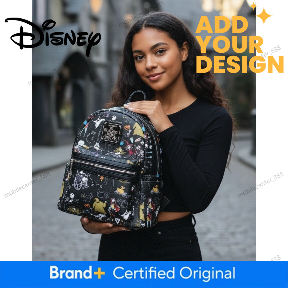 The Nightmare Before Mini PU Leather Women Fashion Backpack Christmas Gifts 86