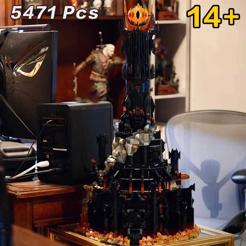 Eye of Sauron Black Tower 5471PCS Building Blocks Lord of the Rings Barad-dur Replica Premium Dark Model Collectible Q260814 - view 6