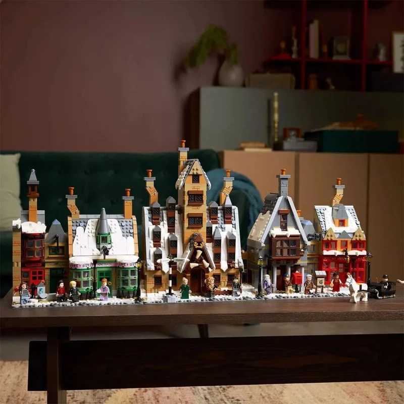 Cheapest In Stock Hogsmeade Bricks Building Blocks Compatible 3228pcs Winter Village Street View Birthday Gifts for Adults Toys Q260814 - view 5