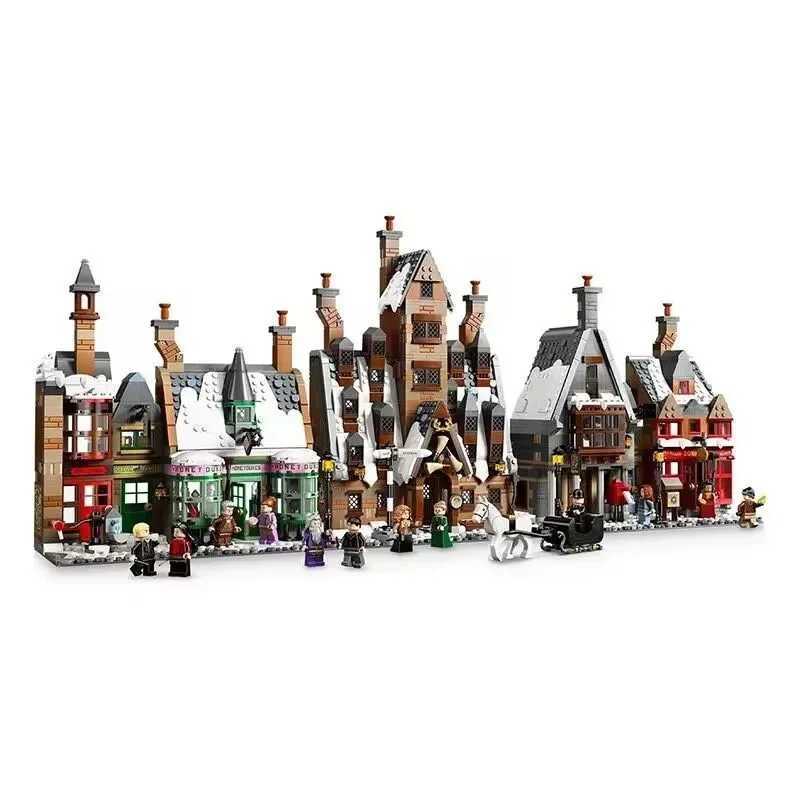 Cheapest In Stock Hogsmeade Bricks Building Blocks Compatible 3228pcs Winter Village Street View Birthday Gifts for Adults Toys Q260814 - view 3