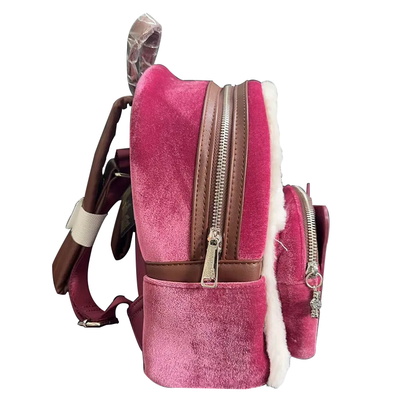 9 styles Loungefly Disney Beauty The Beast and Princess Bell Winter Cosplay Mini Backpack 46