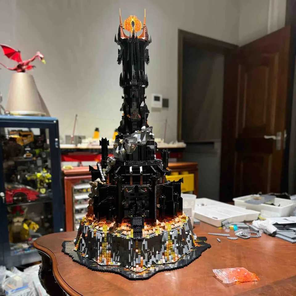 Eye of Sauron Black Tower 5471PCS Building Blocks Lord of the Rings Barad-dur Replica Premium Dark Model Collectible Q260814 - view 4