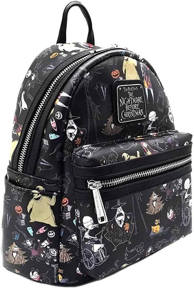 The Nightmare Before Mini PU Leather Women Fashion Backpack Christmas Gifts 86