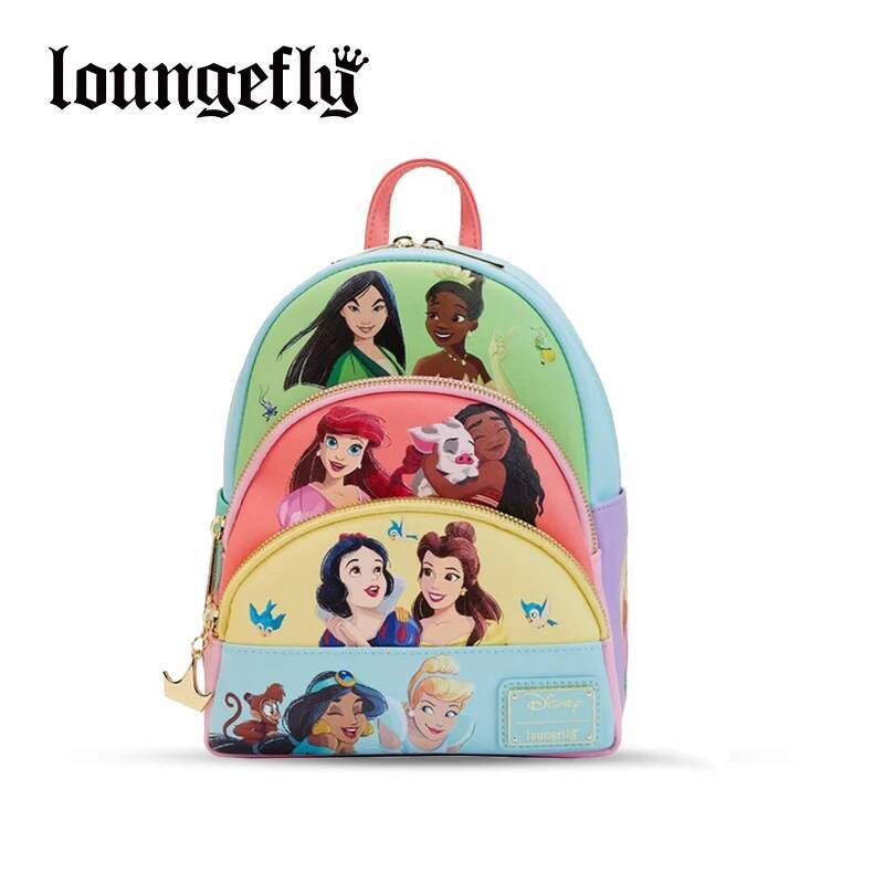Loungefly Princess Series Manga Style Animated Collage Collection Mini Backpack d8 - view 3